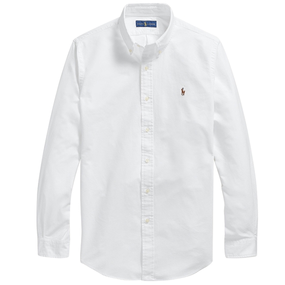 Polo Ralph Lauren Custom Fit Oxford Shirt - White 16 34-35 - Picture 1 of 11